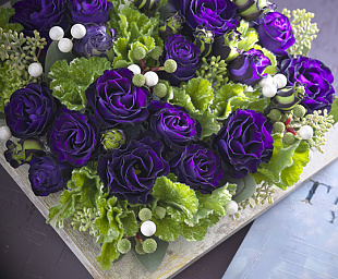 Эустома(Лизиантус) махровая (Eustoma grandiflorum) Croma F1 III Purple, 5 драже